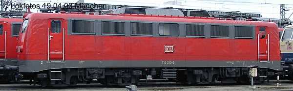 Kein weiteres Foto der Lok 210 vorhanden