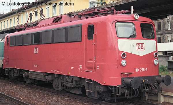 Kein weiteres Foto der Lok 219 vorhanden