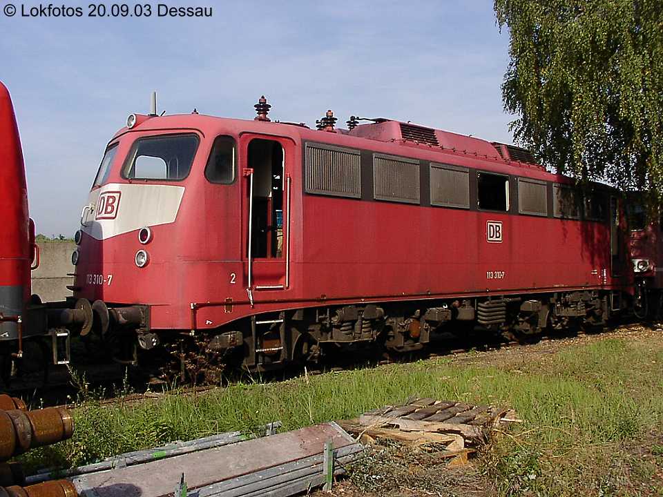 Kein weiteres Foto der Lok 310 vorhanden