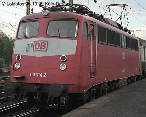 Kein weiteres Foto der Lok 314 vorhanden