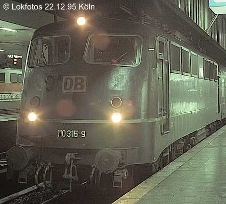 Kein weiteres Foto der Lok 315 vorhanden