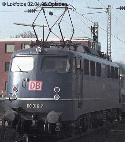 Kein weiteres Foto der Lok 316 vorhanden