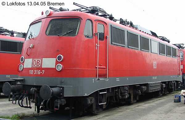 Kein weiteres Foto der Lok 316 vorhanden