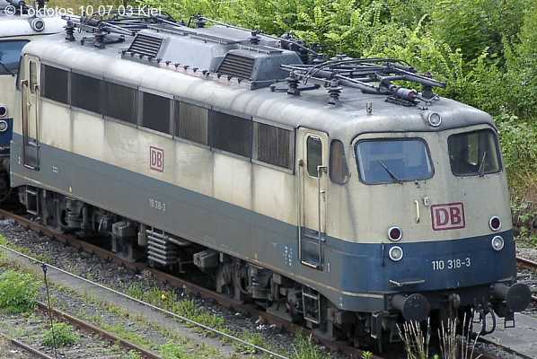 Kein weiteres Foto der Lok 318 vorhanden