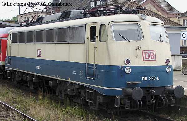 Kein weiteres Foto der Lok 332 vorhanden