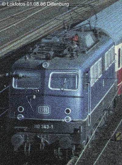 Kein weiteres Foto der Lok 343 vorhanden