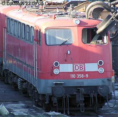 Kein weiteres Foto der Lok 358 vorhanden