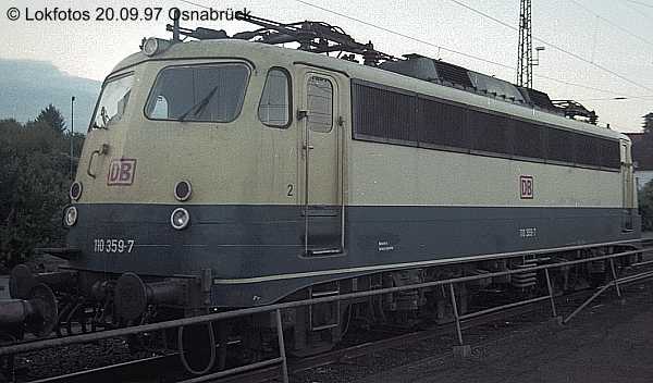 Kein weiteres Foto der Lok 359 vorhanden