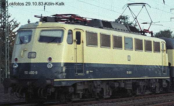 Kein weiteres Foto der Lok 400 vorhanden