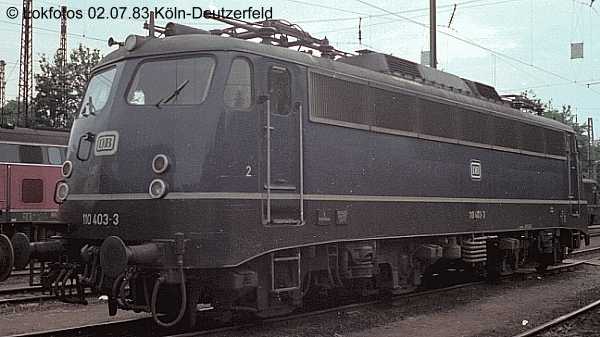Kein weiteres Foto der Lok 403 vorhanden