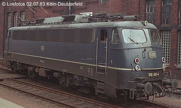 Kein weiteres Foto der Lok 412 vorhanden