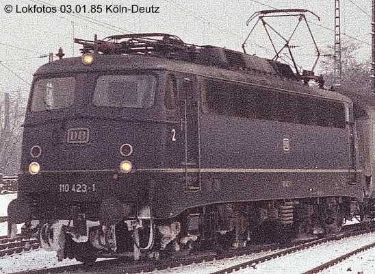 Kein weiteres Foto der Lok 423 vorhanden