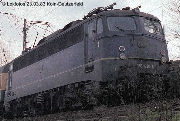 Kein weiteres Foto der Lok 430 vorhanden