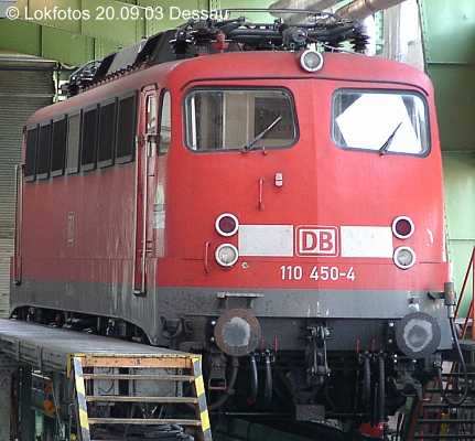 Kein weiteres Foto der Lok 450 vorhanden