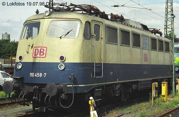 Kein weiteres Foto der Lok 458 vorhanden