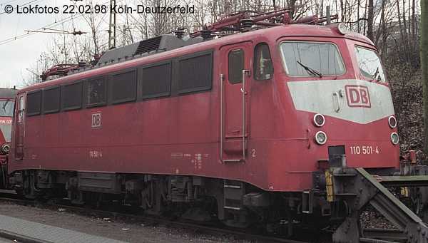 Kein weiteres Foto der Lok 501 vorhanden
