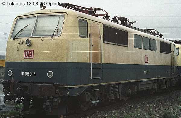 Kein weiteres Foto der Lok 063 vorhanden