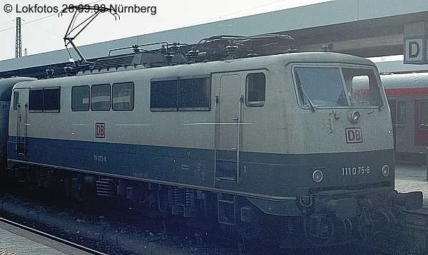 Kein weiteres Foto der Lok 075 vorhanden