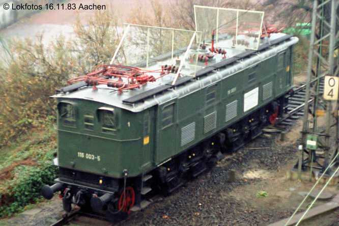 Kein weiteres Foto der Lok 003 vorhanden