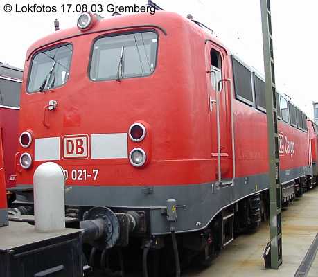 Kein weiteres Foto der Lok 021 vorhanden