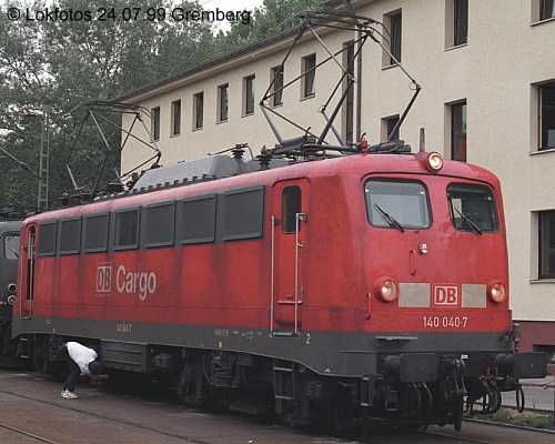 Kein weiteres Foto der Lok 040 vorhanden
