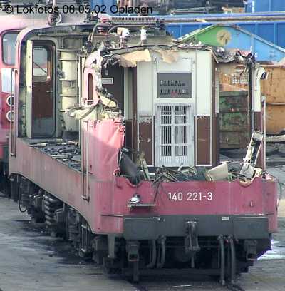Kein weiteres Foto der Lok 221 vorhanden