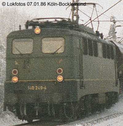 Kein weiteres Foto der Lok 249 vorhanden