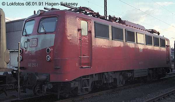 Kein weiteres Foto der Lok 255 vorhanden