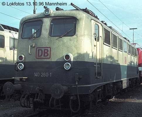 Kein weiteres Foto der Lok 260 vorhanden