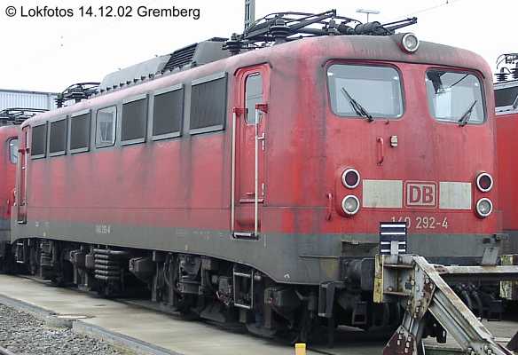 Kein weiteres Foto der Lok 292 vorhanden
