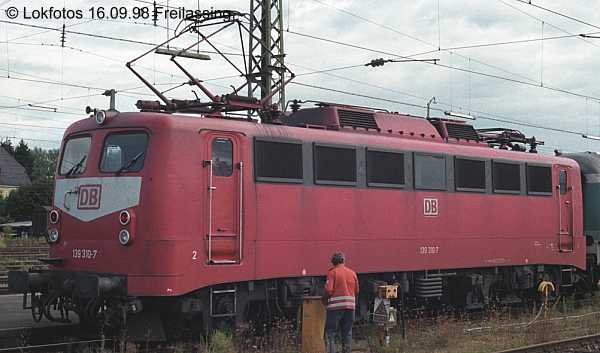 Kein weiteres Foto der Lok 310 vorhanden