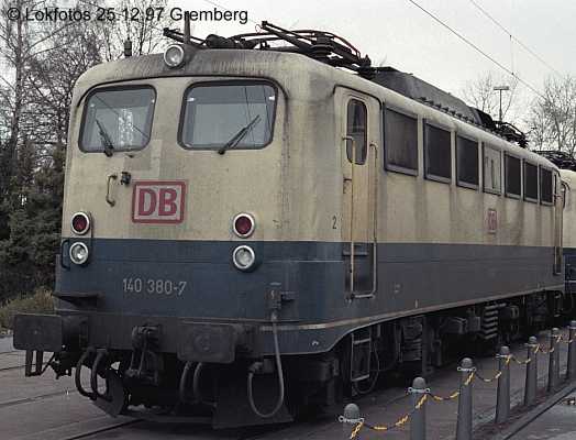 Kein weiteres Foto der Lok 380 vorhanden