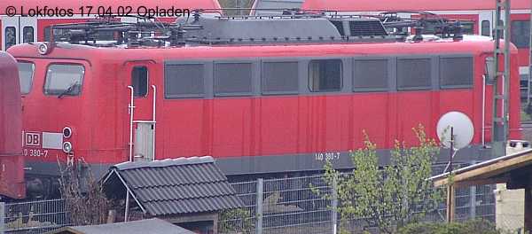 Kein weiteres Foto der Lok 380 vorhanden