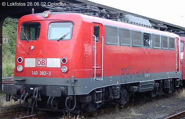 Kein weiteres Foto der Lok 382 vorhanden