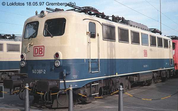Kein weiteres Foto der Lok 387 vorhanden