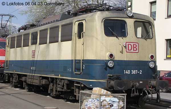 Kein weiteres Foto der Lok 387 vorhanden