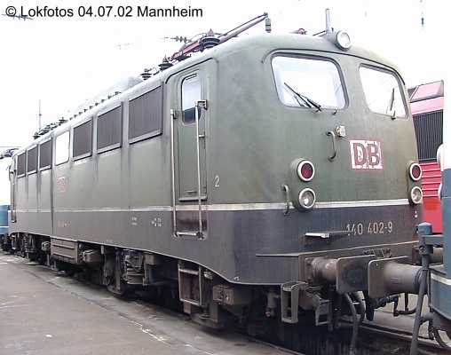 Kein weiteres Foto der Lok 402 vorhanden