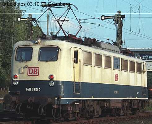 Kein weiteres Foto der Lok 580 vorhanden