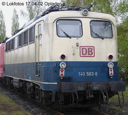 Kein weiteres Foto der Lok 583 vorhanden
