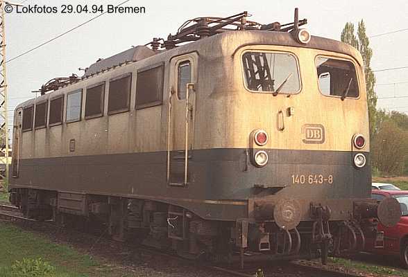 Kein weiteres Foto der Lok 643 vorhanden