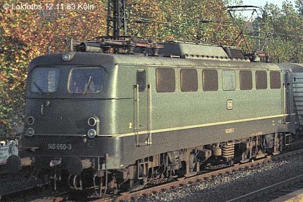 Kein weiteres Foto der Lok 650 vorhanden
