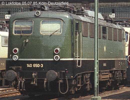 Kein weiteres Foto der Lok 650 vorhanden