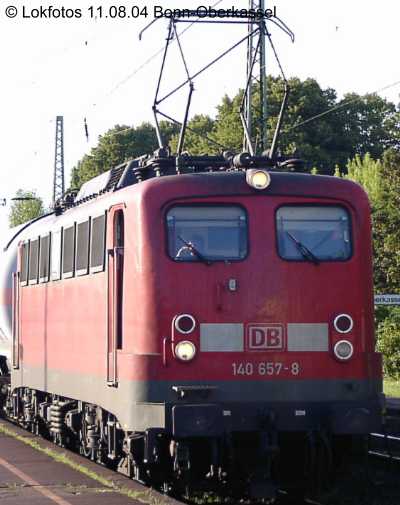 Kein weiteres Foto der Lok 657 vorhanden