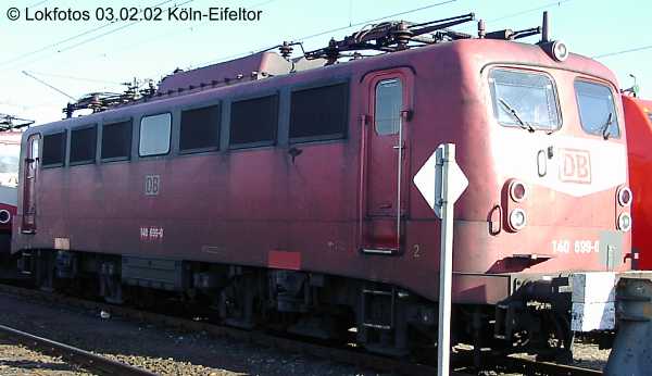 Kein weiteres Foto der Lok 699 vorhanden