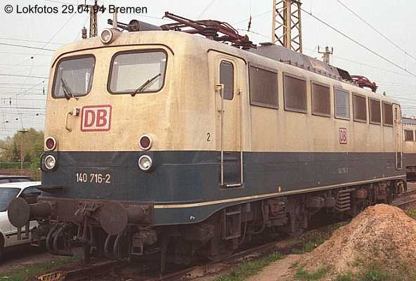 Kein weiteres Foto der Lok 716 vorhanden