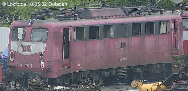 Kein weiteres Foto der Lok 749 vorhanden