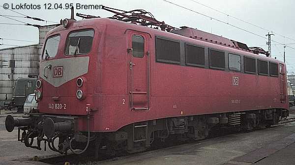 Kein weiteres Foto der Lok 820 vorhanden