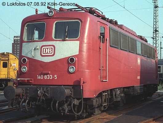 Kein weiteres Foto der Lok 833 vorhanden