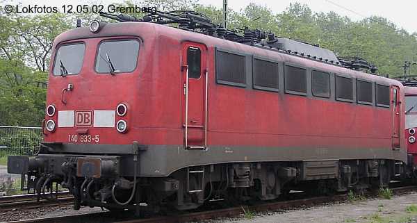 Kein weiteres Foto der Lok 833 vorhanden
