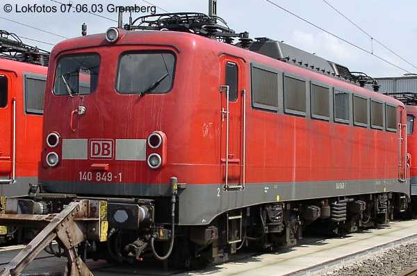 Kein weiteres Foto der Lok 849 vorhanden
